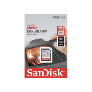 Memoria SD Sandisk Ultra de 64GB