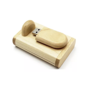 USB con caja de madera para USB