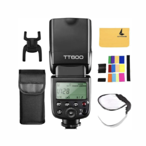 Un kit completo de flash, marca Godox TT600