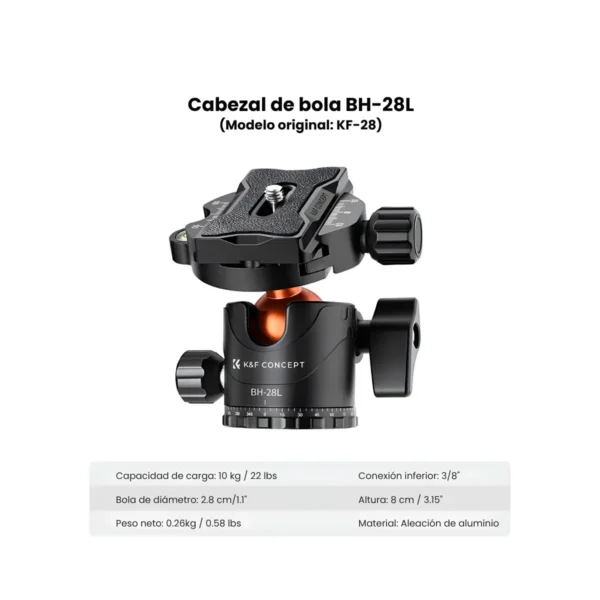 Twist lock en 4 secciones + patas con ángulos independientes