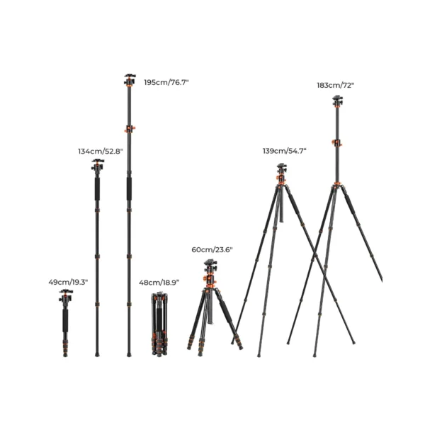 Cabezal BH-28L con Arca-Swiss, paneo 360° y 10 kg de carga