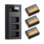 K&F Concept KF28.0037 Kit de 3 Baterías para NP-FW50