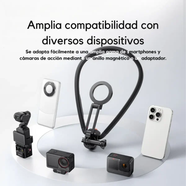 Soporte flexible Ulanzi MG-14 para smartphones y cámaras de acción.