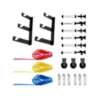 Portafondo portátil empotrable para 3 Fondos