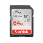 SanDisk Ultra 64GB Memoria SD 140 mb/s