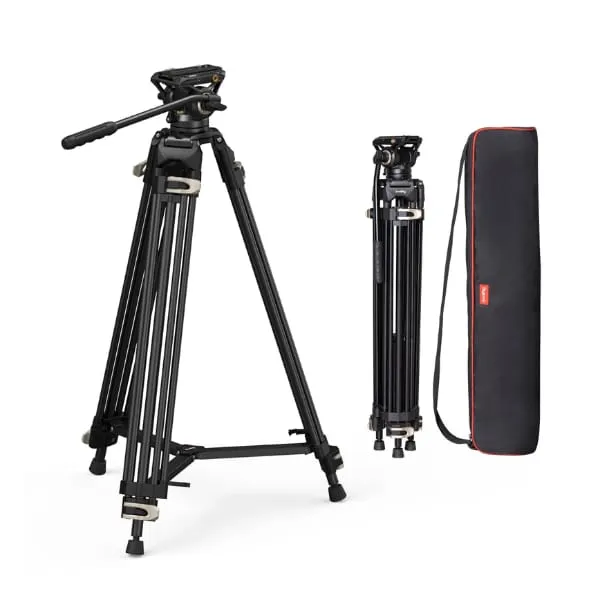 SmallRig AD-01 Trípode de Video con Cabezal Fluido (3751B)