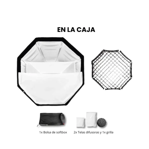 Contenido de la caja del KA2-90 sotbox parabolico