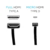 Conectores reforzados del cable Micro HDMI Kondor Blue 4K