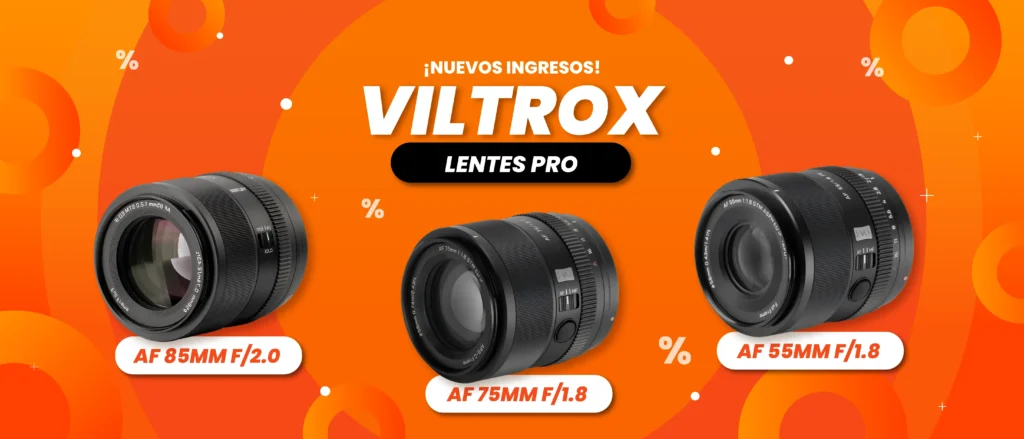 Nuevos ingresos viltrox 55m 75mm y 85mm 2,0 EVO