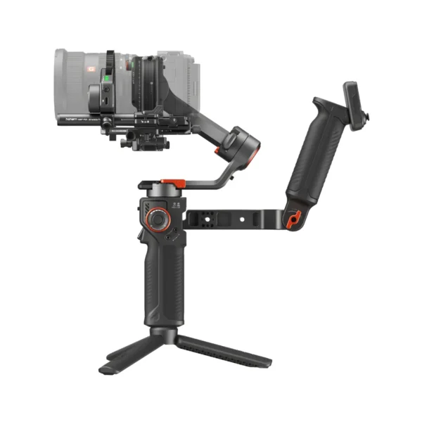 Hohem iSteady MT3 Pro Kit en modo underslung con empuñadura bidireccional Twist Handle
