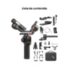 Hohem iSteady MT3 Pro Kit completo con gimbal, motor Spot Mini, empuñadura y estuche rígido