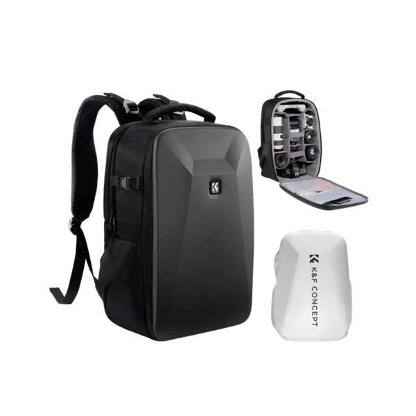 Mochila rígida K&F Concept KF13.134 Nature Wander 10 de 22 litros en color negro