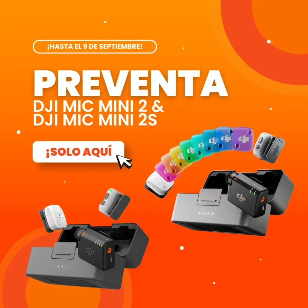 Prevente de microfonos dji mic mini 2 actualmente se entregan la primera semana de septiembre