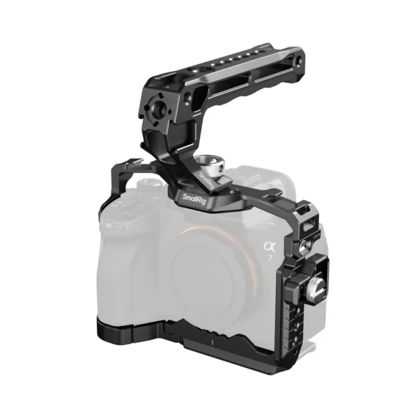 Kit de jaula SmallRig 3668C para Sony A7R V con asa superior y abrazadera HDMI