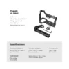 Asa superior del kit SmallRig 3668C con zapata fria para microfono o luz LED