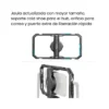Kit de video SmallRig 4597 para celular con jaula magnetica y empunadura inalambrica