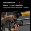 SmallRig 5315 plegado en formato compacto para transporte en mochila