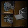 SmallRig 6029 Rhinoceros con puntos de montaje NATO, zapata fria y roscas ARRI