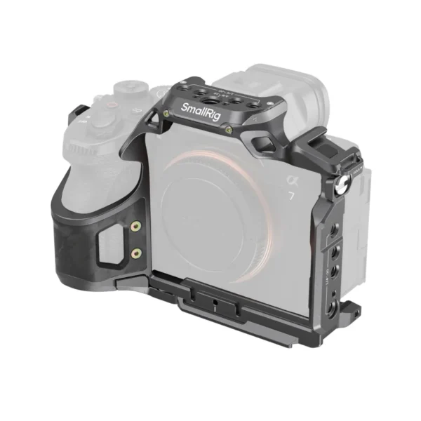 Jaula Rhinoceros SmallRig 6029 de fibra de carbono para Sony A7 V con placa Arca-Swiss
