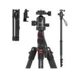 SmallRig CT-10 Tripode de Viaje 2 en 1 con Cabezal Arca 3935