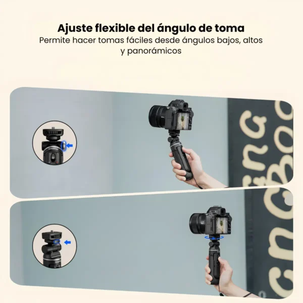 SmallRig SR-RG2 4551 en modo tripode de escritorio con camara Sony montada