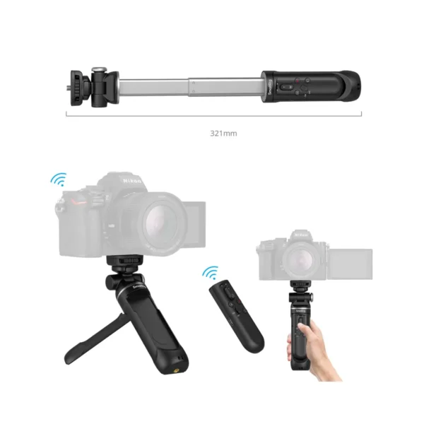 Grip inalambrico SmallRig SR-RG2 4551 con control remoto magnetico para camaras Sony Canon Nikon