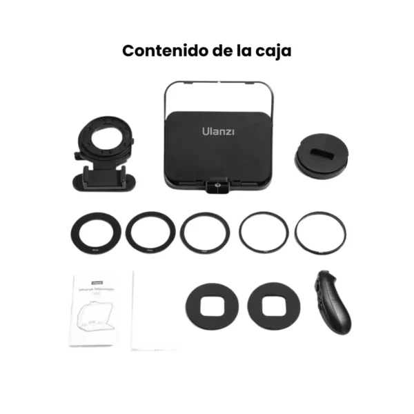 Ulanzi RT02 en uso durante una grabación de video para YouTube