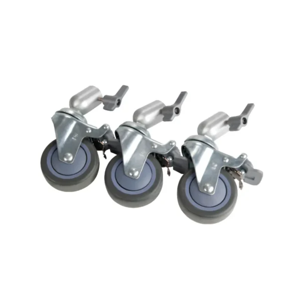 Set de 3 ruedas Weifeng FS-9320 con freno para C-Stand de estudio
