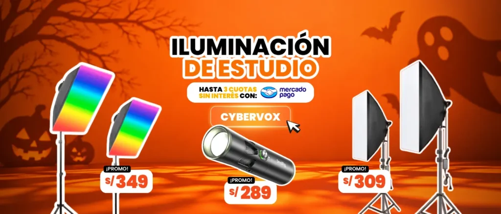 Productos de iluminacion fotografica en promocion en vox media