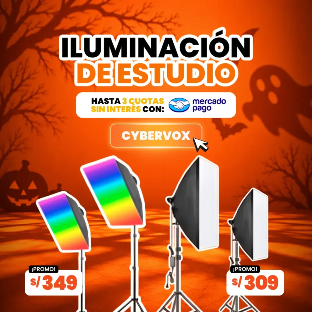 Productos de iluminacion fotografica en promocion en vox media