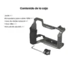 SmallRig 5060 HawkLock jaula de aluminio para Sony α6700 color negro