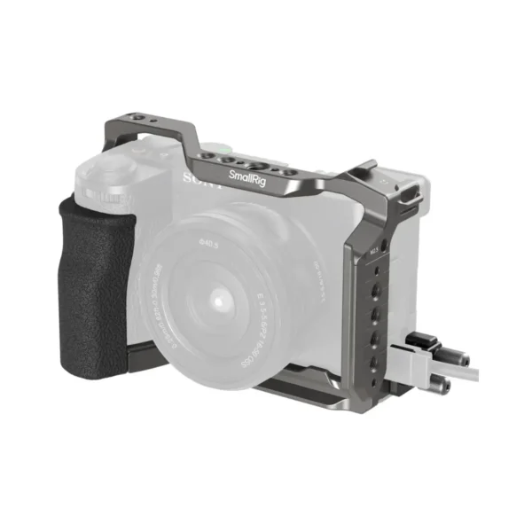 SmallRig 5060 HawkLock jaula de aluminio para Sony α6700 color negro