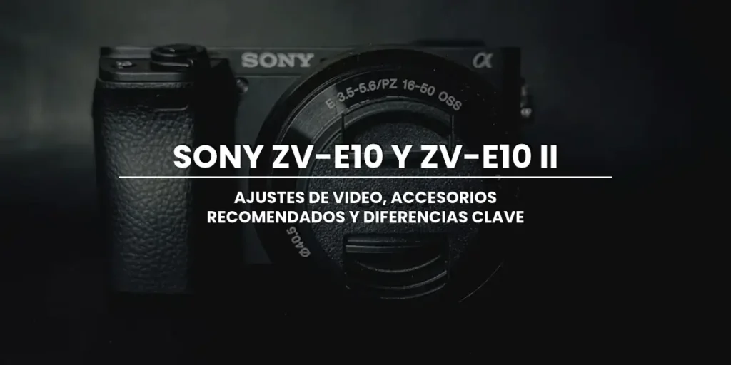 Comparación visual Sony ZV-E10 vs ZV-E10 II lado a lado